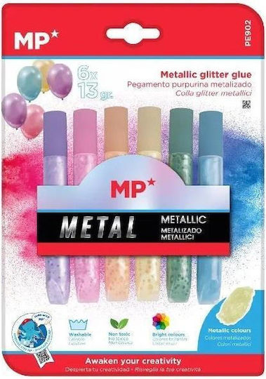 Madrid Papel Κόλλα Glitter Πολύχρωμη 13gr