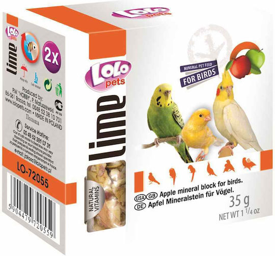 Lolo Pets Πέτρα Ασβεστίου για Ωδικά Πτηνά 35gr
