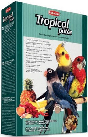 Padovan Tropical Patee Dietary Supplement for Parrots 700gr