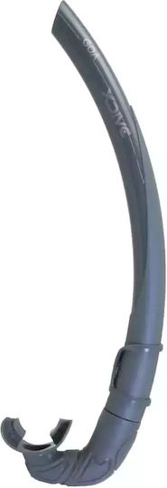 XDive Snorkel Black with Silicone Mouthpiece