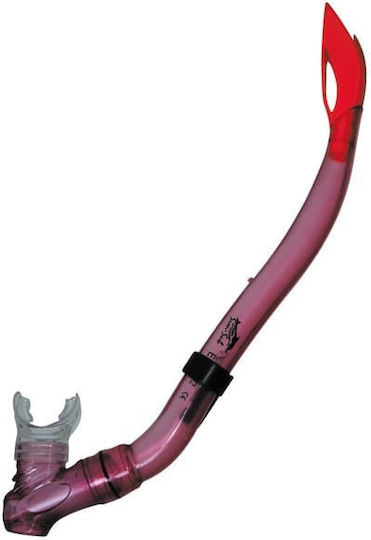 Unigreen Dolfin Schnorchel Rosa mit Silikonnase