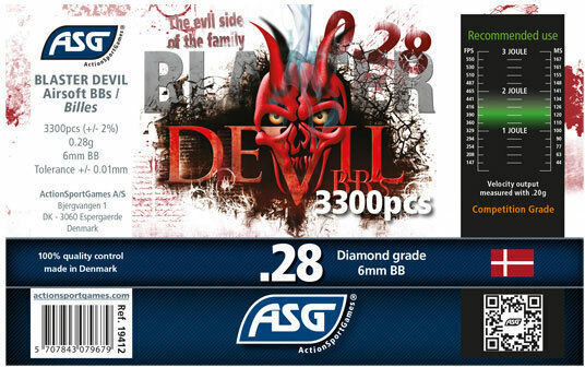 Asg Devil Ποτηράκια (Pellets) Αεροβόλου 3300τμχ