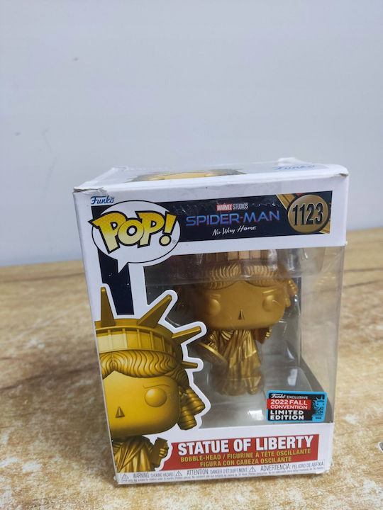 Funko Pop! Marvel: Marvel - No Way Home Statue Liberty Shield 2022 Fall Convention 1123 Bobble-Head Limited Edition
