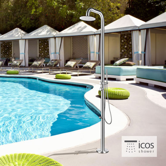 Icos Lea Mix Silber Pool-Duschen