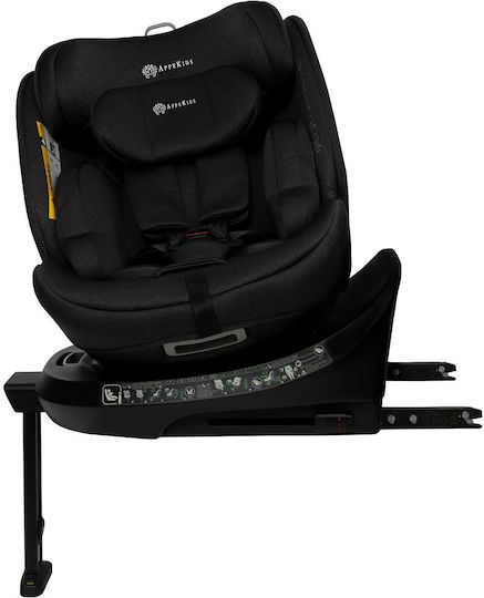 AppeKids Καθισματάκι Αυτοκινήτου i-Size με Isofix Μαύρο 0-36 kg