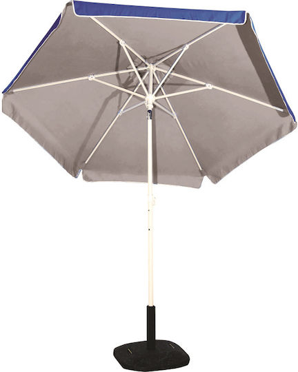 Campus Folding Beach Umbrella Diameter 2m with UV Protection and Air Vent Blue