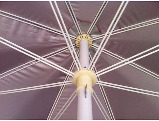 Summer Club Double Rib Umbrelă Plajă Diametru 2.4m Albastră