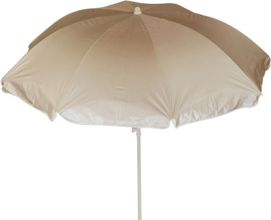 Summer Club Double Rib Umbrelă Plajă Diametru 2.4m Albastră
