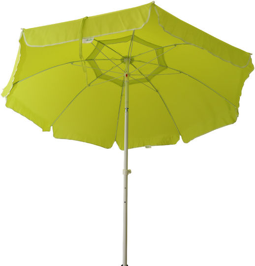 Metallischer Grüne Garten- und Terrassen-Sonnenschirm 2x2m