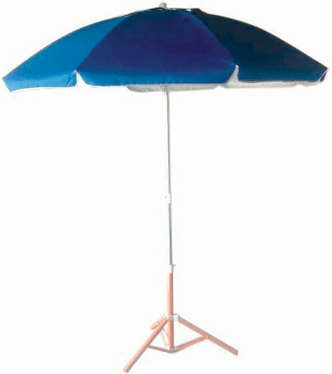 Sidirela Mare Folding Beach Umbrella Diameter 2m Blue Mare