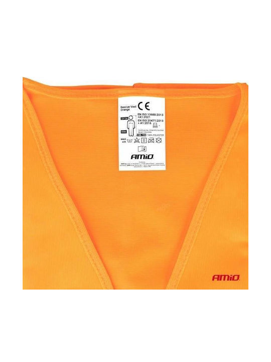 AMiO Veste De Lucru Pentru Bărbați Cu Benzi Reflectorizante Galben