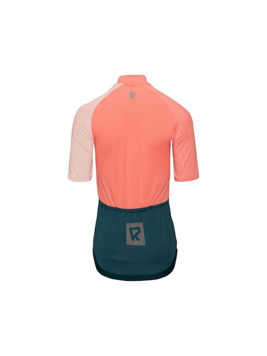 Radvik Echo Femei Mâneci scurte Tricou de ciclism Portocaliu