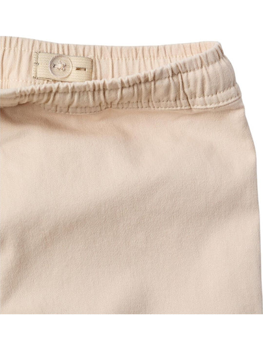 Șort/Salopetă Copii din Material Textil Bej