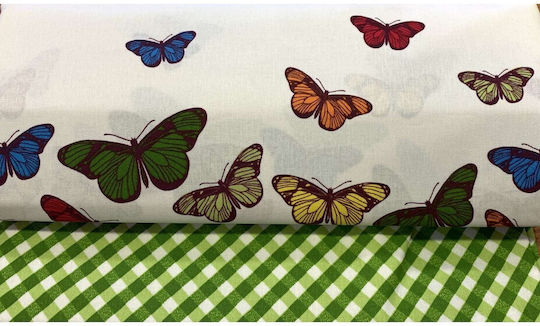 Vallesusa Casa Butterflies Green 150x220cm Tablecloth