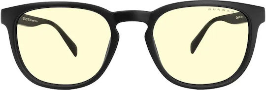 Gunnar Oakland Onyx Очила за Защита на Екрана в Черен Цвят