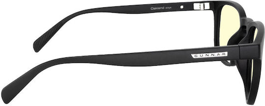 Gunnar Oakland Onyx Очила за Защита на Екрана в Черен Цвят