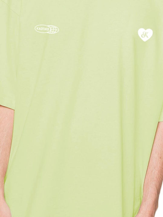 T-shirt Washed Lime