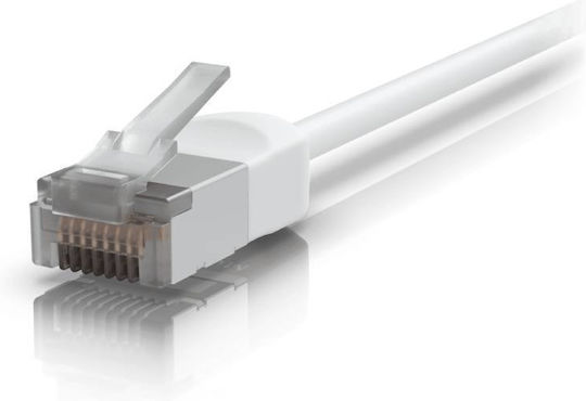 Ubiquiti U/UTP Cat.6a (Gigabit) Мрежов Кабел Ethernet Външен 1м Бял