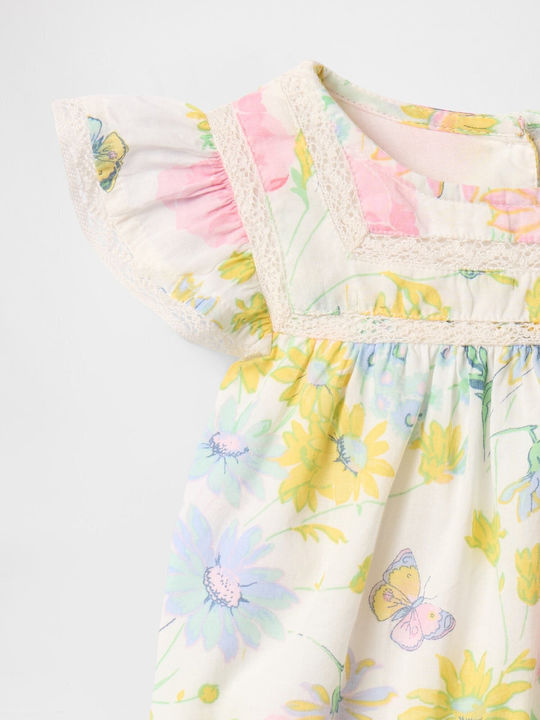 Kids' Set with Shorts Summer 2pcs Multi Floral