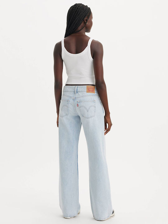 501® Low Waist Women's Jean Trousers in Loose Fit Light Blue