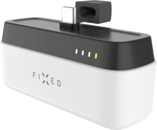 Fixed Zen 5 Power Bank 5000mAh mit USB-C Anschluss Weiß