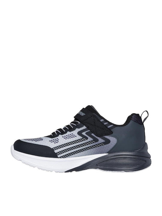 Microspec Max Kinder Sneakers mit Klettverschluss Schwarz