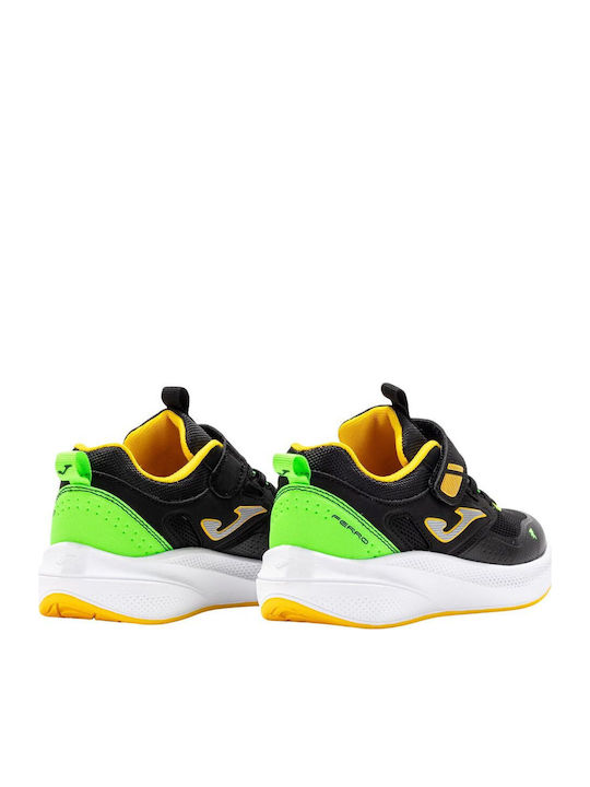 Ferro Jr Παιδικά Sneakers με Σκρατς Μαύρα