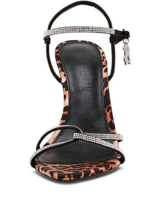 Fabric Sandals Brown