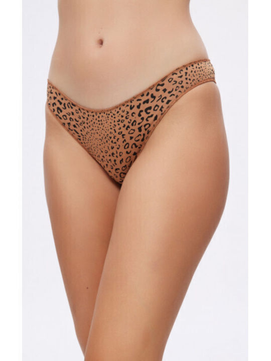 Fimelle Γυναικεία Brazil 2Pack χωρίς Ραφές Caramel, Black