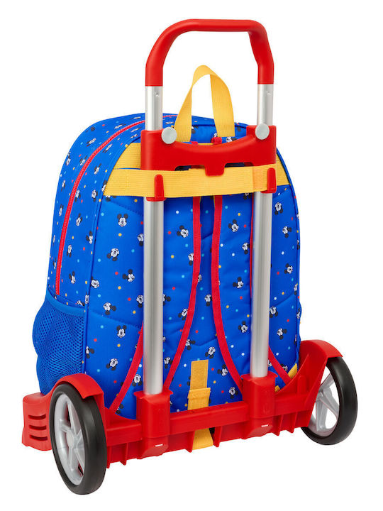 Σχολική Τσάντα Ρόδες Mickey Mouse Clubhouse Good Day Μπλε 33 X 42 X 14 Cm Σχολική Τσάντα Ρόδες Mickey Mouse Clubhouse Good Day Μπλε 33 X 42 X 14 Cm