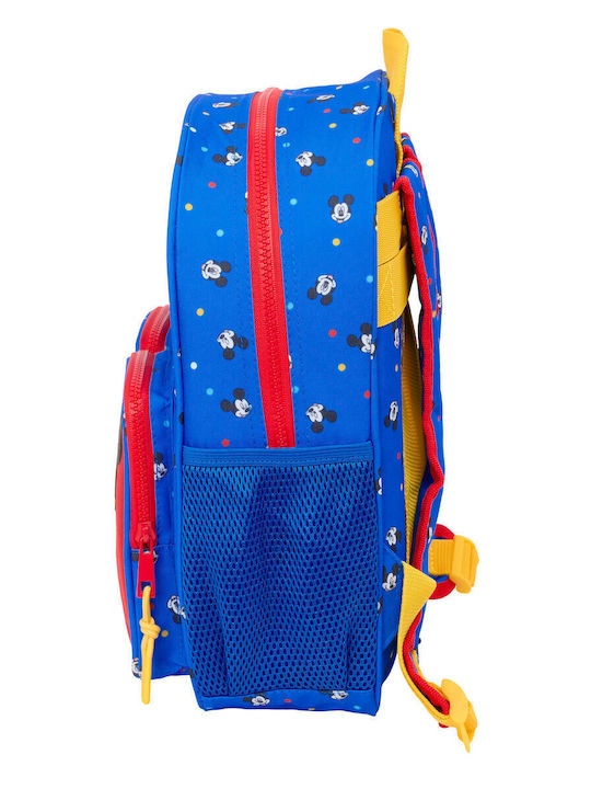 Mickey Mouse Clubhouse Gute-Laune-Schulranzen Blau 28 x 34 x 10 cm