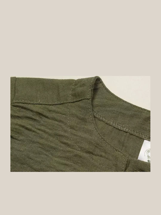 Kids' Shirt Short Sleeve Khaki