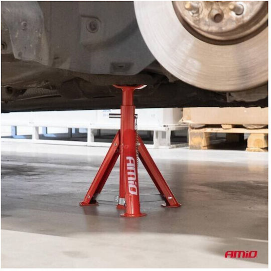 AMiO Set Car Support Stands for Vehicles with Maximum Lifting Capacity up to 2 Tons