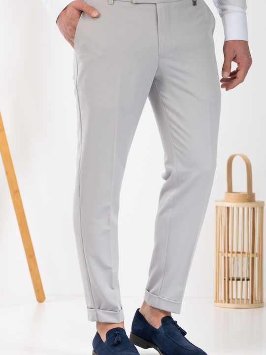 Παντελόνι Ελαστικό σε Slim Εφαρμογή Grey
