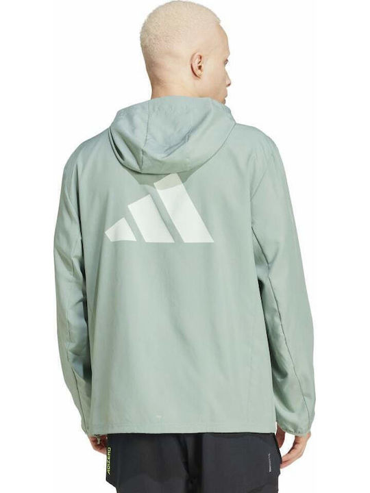 adidas Run It Jachetă Sport Verde