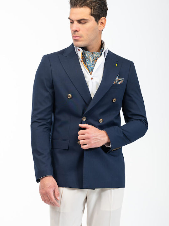 Men's Suit Jacket Slim Fit Navy Blue