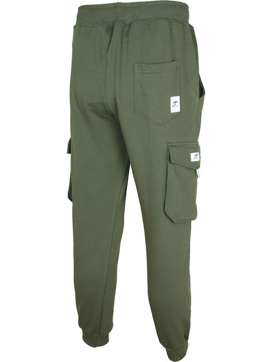 Cargo Pantaloni de trening cu Elastic Khaki