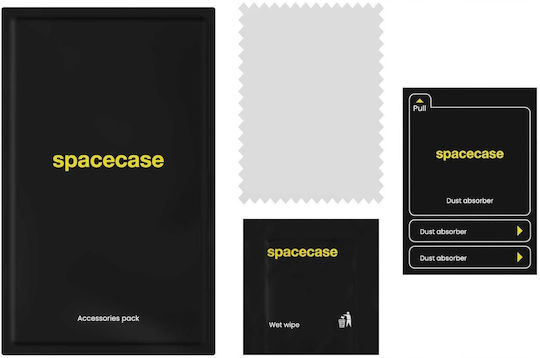 Spacecase Tempered Glass Μαύρο (iPhone 17e / 16e / 14 / 13 / 13 Pro)