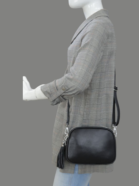 Leder Damentasche Umhängetasche Taupe