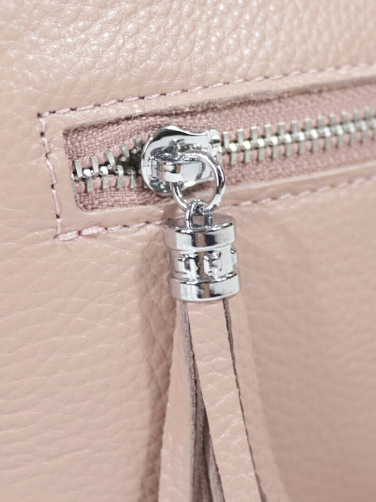 Leather Women's Bag Crossbody Pink