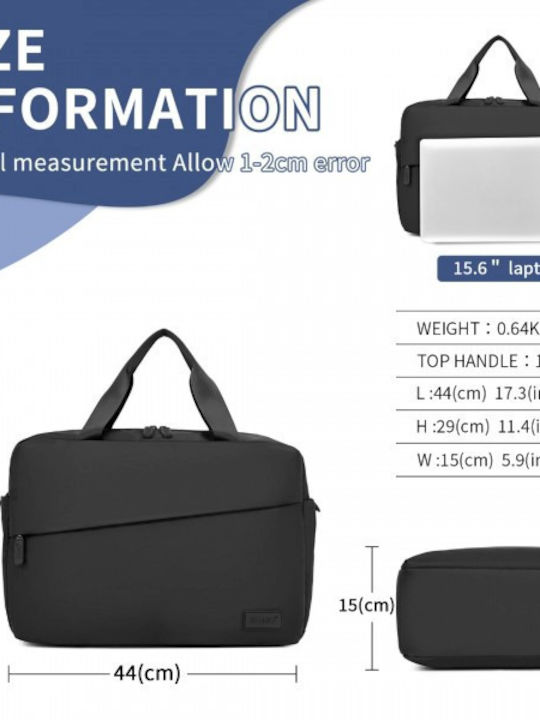 Miss Lulu Shoulder / Handheld Bag for Laptop Black TVK2444-BK