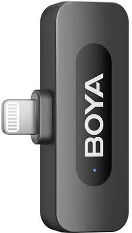 Boya BY-V3 USB-C & Lightning Безжично Микрофон Πέτου, Clip On за Мобилен в Черен Цвят