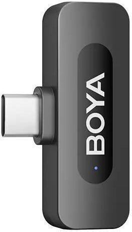 Boya BY-V3 USB-C & Lightning Безжично Микрофон Πέτου, Clip On за Мобилен в Черен Цвят