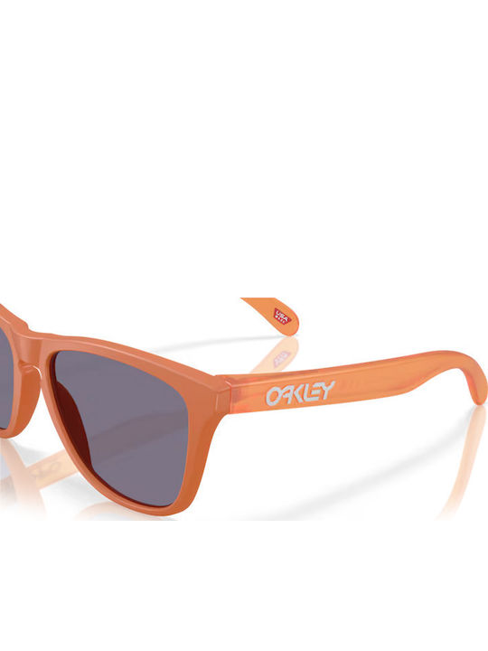 Oakley Frogskins Men's Sunglasses with Orange Plastic Frame and Gray Lens OO9013-M1