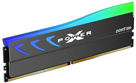 Silicon Power Storm RGB DDR5 με Module 1x32GB και Ταχύτητα 6000 για Desktop