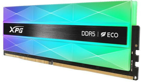 Adata XPG Lancer Neon RGB 32GB DDR5 RAM с 2 модула (2x16GB) и Скорост 6400 за Настолен Компютър