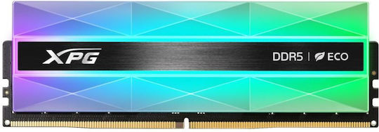 Adata Lancer Neon RGB DDR5 32GB RAM με 2x16GB Modules και Ταχύτητα 6000 για Desktop