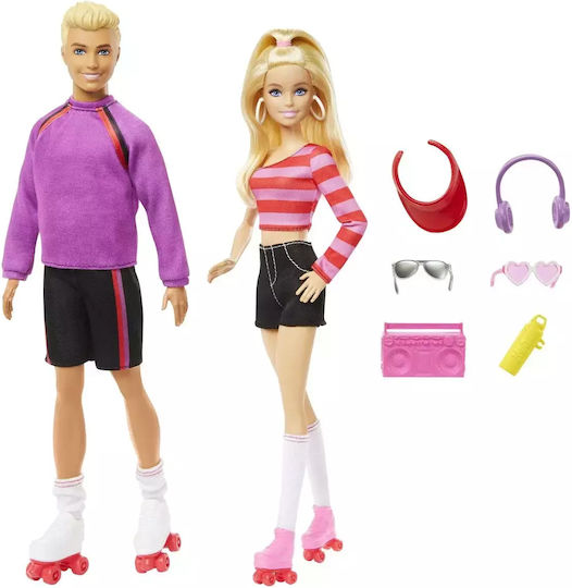 Barbie Fashionistas Кукла Фешънисти Барби и Кен Скейтъри за 3+ години+ години 29см.