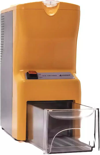 Johny Ηλεκτρικός Παγοθραύστης με Παραγωγή 40 kg/h και Ισχύ 120W 19x30x40εκ. Κίτρινος