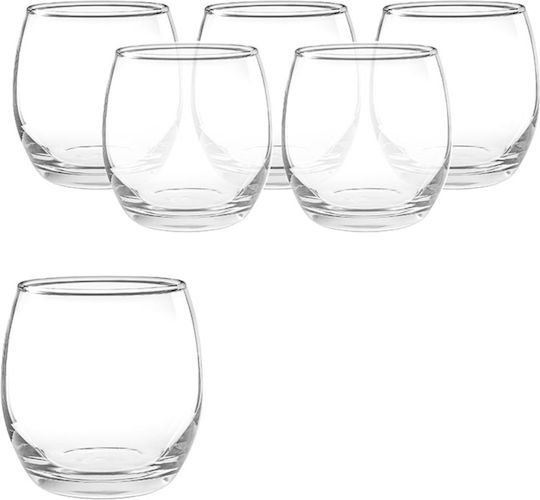 Cristar Set of Glasses Cocktail/Drinking made of Glass 343ml 6pcs